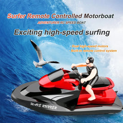 #0378 809 2.4G Remote Control Motorboat Water Speedboat Yacht Airship RC Boat Waterproof Electric Children's Toy Boat