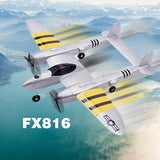 #0325 FX-816 World War II Air Force P38 RC Airplane 2.4GHz 4CH RC Aircraft Fixed Wing Outdoor Flight Drone For Kid Toys