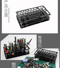 #0939 Ustar Model Tools Storage Rack Military Diorama Model Kits Desktop Storage Tools Sundries Storage Box