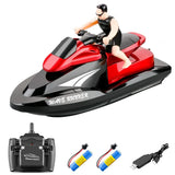 #0378 809 2.4G Remote Control Motorboat Water Speedboat Yacht Airship RC Boat Waterproof Electric Children's Toy Boat