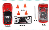 #0220 Hot Sale 8 Style Coke Can 1/63 mini drift RC led light Radio Remote Control Micro Racing Car Kid's desktop Toys Gifts