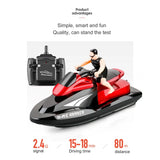 #0378 809 2.4G Remote Control Motorboat Water Speedboat Yacht Airship RC Boat Waterproof Electric Children's Toy Boat