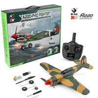 #0387 New Wltoys XK A220 RC Airplanes Four-Channel Like Real Machine P40 Fighter Remote Control Glider Unmanned Aircraft Outdoor Toy