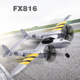 #0325 FX-816 World War II Air Force P38 RC Airplane 2.4GHz 4CH RC Aircraft Fixed Wing Outdoor Flight Drone For Kid Toys