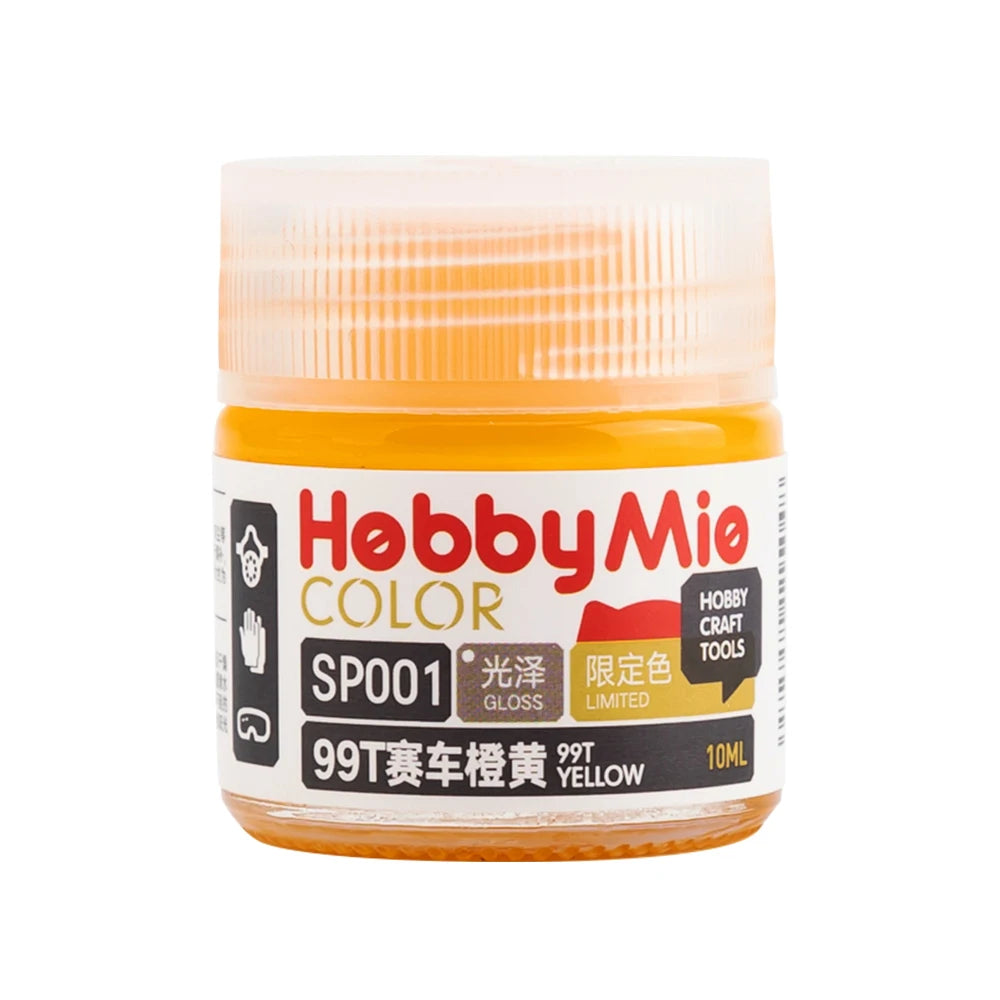 #0938 Hobby Mio SP01-SP02 10ML Oil-based Limited Color Paint Gloss Pink 99T Yellow Lacqucer For Modelling Hobby DIY Pigment 10ML