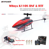 #0025 Wltoys XK K110s RC Helicopter BNF 2.4G 6CH 3D 6G System Brushless Motor RC Quadcopter Remote Control Drone Toys