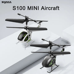 #0927 Syma S100-BL Rc Airplane Children's Mini Helicopter Model Toys Intelligent Fixed Height Boys Electric Toys Birthday Gift