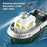 #0831 1: 32 Rc Boat Mini High-Speed Boat Rc Remote Control Boat Tugboat Toy Can Be Launched Model Boat Gift