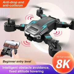 #0787 2024 new G6 Drone 8K Dual Camera Professional HD Aerial Photography Omnidirectional Obstacle Avoidance Quadcopter Distance s6max