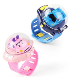 #0650 2.4G Children's Mini Watch Remote Control Car Toy Novelty RC Car Toy Cartoon Portable USB Charging Watch Car Kid