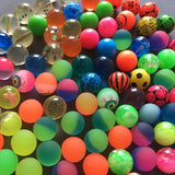 #0800 12/30Pcs Mini Colorful Bouncy Ball Toy Children Birthday Party Baby Shower Gift Pinata Filler Boys Girls Reward Party Favors Bag