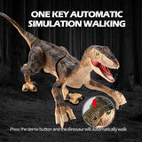 #0524 Remote Control Dinosaur Toys for Kids 2.4Ghz RC Dinosaur Robot Toy with Verisimilitude Sound for Kids Boys Girls Children's Gift