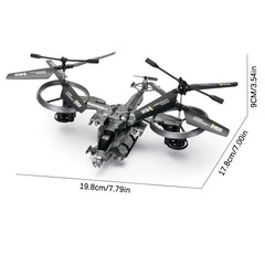 #0761 New Arrival YD713 RC Helicopter 3.5CH 2.4G Fixed Height Precision Gyroscope Drop Resistance RC DroneToys Gift For Kids