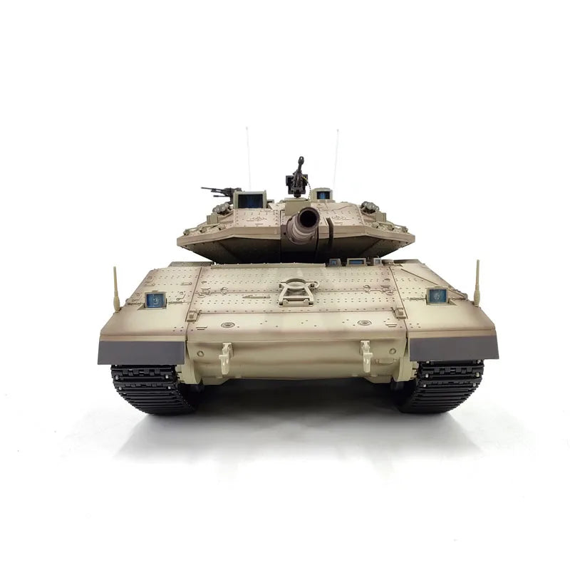 #0659 Henglong 3958 Israel Mecawa MK4 Main Battle Tank Remote Control Electric Military Tank Model 1/16 Metal Track Boy Rc Toy Car