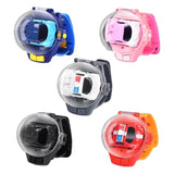 #0650 2.4G Children's Mini Watch Remote Control Car Toy Novelty RC Car Toy Cartoon Portable USB Charging Watch Car Kid