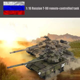 #0703 Henglong Remote-controlled Main Battle Tank 3938 Tracked 1:16 Russian T-90 Remote-controlled Tank Simulation Model Off-road Tank