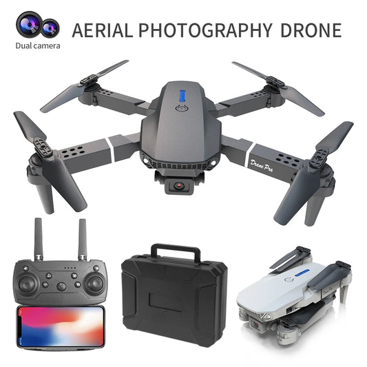 #0768 XMSJ Professional Drone 4k wide-angle HD camera WiFi fpv height Hold Foldable RC quadrotor helicopter Camera-free children's toy