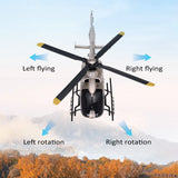 #0811 C123 Remote Control Helicopter 2.4G 6CH 6-Axis Gyro Optical Flow Localization Altitude Hold 1/36 Remote Control Helicopter RTF