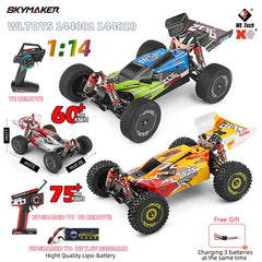 #0026 WLtoys 144001 144010 Brushless 1:14 2.4G RC Car 4WD Electric High Speed Off-Road Remote Control Racing Drift Car 1/14 Toys Gift