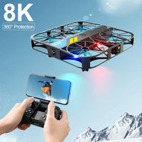 #0826 4DRC V37 New Mini Drone 8K 4K HD Camera WiFi FPV Dron Easy To Carry Pocket Rc Quadcopter Helicopter For Children Toys Gift