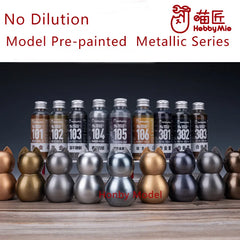 #0964 Hobby Mio Model Paint Model Pre-Modified Paint Metallic Color Series Non-Dilution Model Oily Paint 50ML