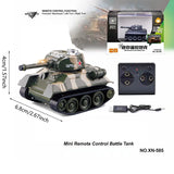 #0628 Remote Control Small Tank Ultra-small Mini RC Crawler Driving Tiger Armored Vehicle Military Chariot Off-road Car Kid Gifts