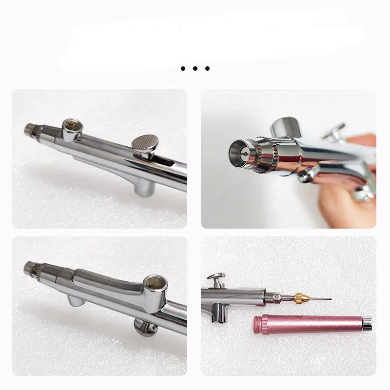 #0951 Airbrush Spray Gun For Nail Art Manicure Painting Cake Crafts Model Kit Modeling Diorama DIY