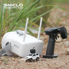 #0001 Sniclo 1:64 V65 Off-Road FPV Car Micro FPV Car with Goggles Micro RC 4WD Car Remote Mangetic Removable FPVBOX Simulation Drift