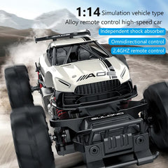 #0546 2.4GHz RC Cars 1:14 Remote Control Alloy Car 20+ Km/h High Speed Off Road Rc Truck All Terrains Toys Racing Car for Boys Girls