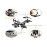 #0761 New Arrival YD713 RC Helicopter 3.5CH 2.4G Fixed Height Precision Gyroscope Drop Resistance RC DroneToys Gift For Kids