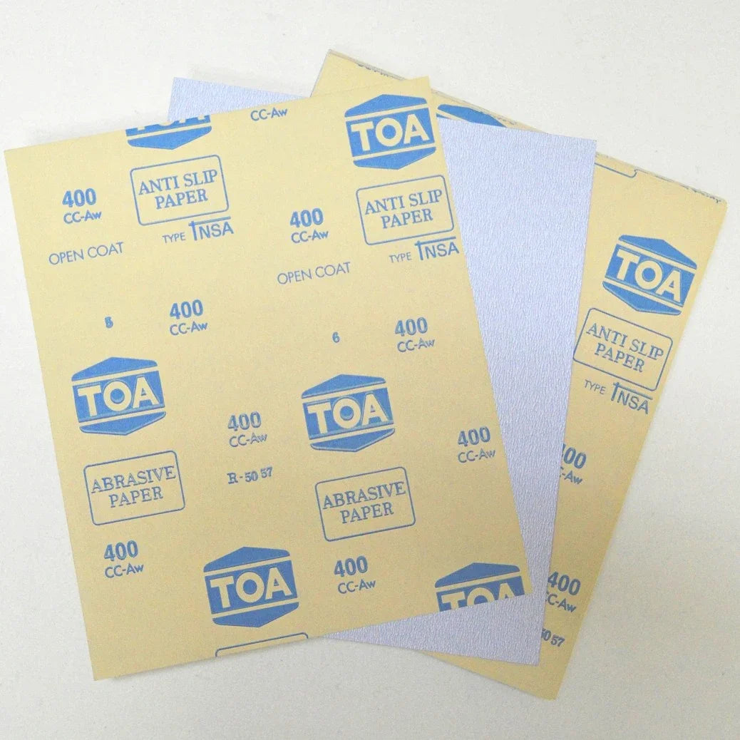 #0948 TOA #320-1000 Sandpaper Assembly Model Sanding Tools Non-filling Abrasive Paper Sheet for Military Model Polishing Tools DIY