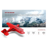 #0369 WLtoys XK A300 Beech-D17S RC Plane Double Wings Remote Control Airplane 3D6G 1806 Brushless Motor Aircraft Toys for Kids Adults