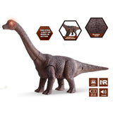 #0655 RC Dinosaur Ankylosaurus Simulation Remote Control Dino Realistic Walking With Light Sounds Creative Animal Toys