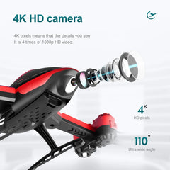 #0597 RC Drone 4k Professional HD Camera WiFi Fpv Drone Camera RC Helicopters Quadcopter V10 outdoor Toy child