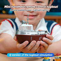 #0831 1: 32 Rc Boat Mini High-Speed Boat Rc Remote Control Boat Tugboat Toy Can Be Launched Model Boat Gift