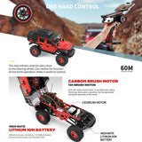 #0585 Wltoys 2428 1:24 Mini RC Car 2.4G With LED Lights 4WD Off-Road Vehicle Model Remote Control Mechanical Truck Toy for Children