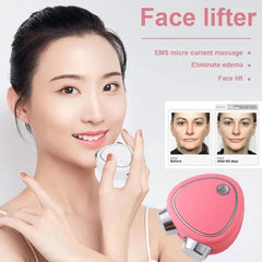 #0854 1pcs Portable Electric Face Lift Roller Massager EMS Lifting Vibration Beauty Skin Massage Sonic Facial Microcurrent Tighte Y5T4