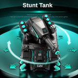 #0382 JIKEFUN 1/16 Rc Car Tanks Toy 2.4G Water Bomb Stunt Tank Gesture Sensing Shooting RC Tank Drift Armored Vehicles Toys for Boys