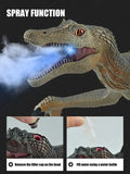 #0653 2in1 Five Way Infrared Tracking Chasing Light Remote Control Spray Dinosaur Spray Sound Light Red Light Birthday Gift For Boys