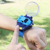 #0650 2.4G Children's Mini Watch Remote Control Car Toy Novelty RC Car Toy Cartoon Portable USB Charging Watch Car Kid