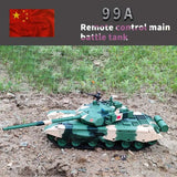 #0693 Henglong 3899a-1 Chinese Type 99a Remote-controlled Main Battle Tank Model Multifunctional Infrared Shooting/smoke Tank Rc Toy