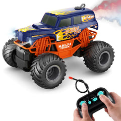 #0384 JIKEFUN Rc Cars Off-road Vehicle Spray Remote Control Car Bomb Pickup Truck School Bus Climbing Mountain Bike Toys for Boys