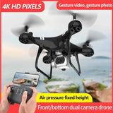 #0770 RC Drone Double 4K Wifi FPV HD Camera KY101 Drone Altitude Hold Gesture Mode Long Flying time RC Quadcopter Drone Toys For Boy