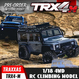 #0716 Traxxas 1/18 Mini TRX4M 4DW RC Car Land Rover Lima RC Electric Climbing Vehicle Off-road Vehicle 97054-1 Toys For Children