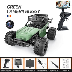 #0221 2.4G High Speed RC Car WIFI FPV 1080P HD Camera APP Remote Control Drift Climbing Car Video Off-road Trucks Toys