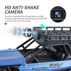 #0221 2.4G High Speed RC Car WIFI FPV 1080P HD Camera APP Remote Control Drift Climbing Car Video Off-road Trucks Toys