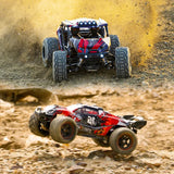 #0814 HS18431 Rc Car 75km/h 1/16 Off Road 4WD with LED Headlights 2.4G Waterproof Remote Control Monster Truck for Adults and Kids