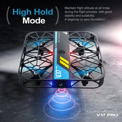 #0826 4DRC V37 New Mini Drone 8K 4K HD Camera WiFi FPV Dron Easy To Carry Pocket Rc Quadcopter Helicopter For Children Toys Gift