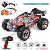 #0587 WLtoys 184008 60KM/H 2.4G RC Car 4WD Brushless Electric High Speed Off-Road Remote Control Drift Monster Truck Toys for Children