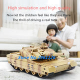 #0209 Type 10 2.4G RC Tank 40CM Large Update To 40Mins Tiger Tank RC T 34 Tank Independent Load-bearing Track Turret Tank Toy For Boys